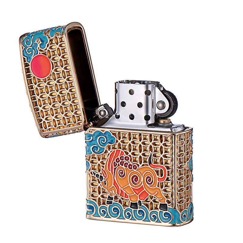 Inlaid Enamel Collection-level Gift Lighter