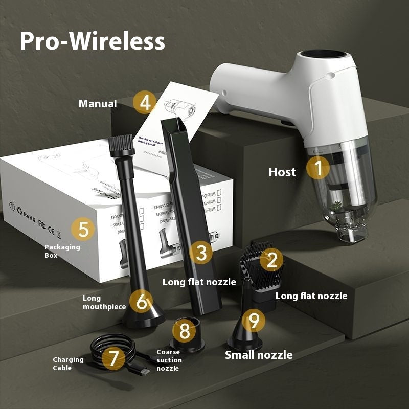 Household Multifunctional Car Wireless Vacuum Cleaner
