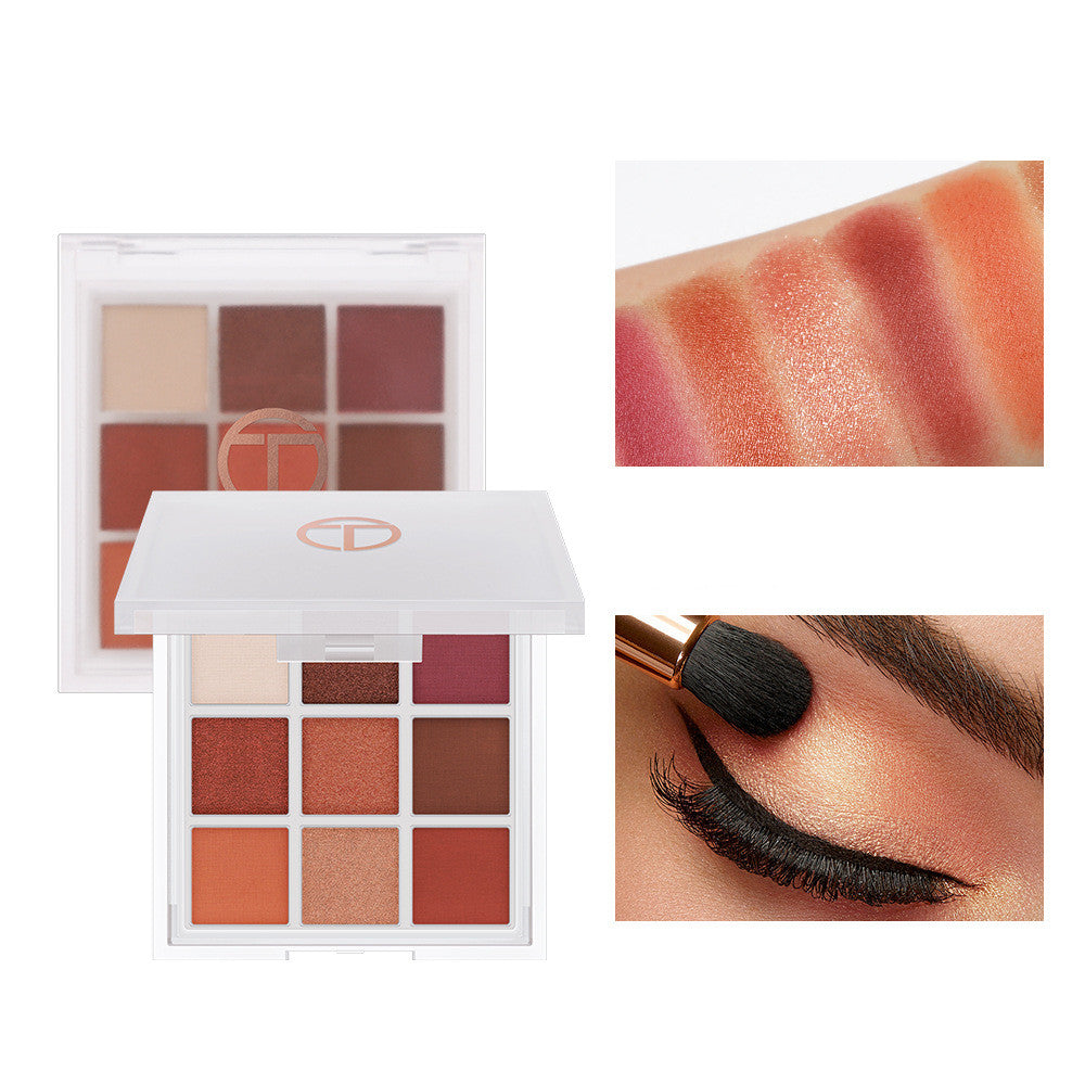 Earth Color Matte Pearlescent Nine  Eyeshadow