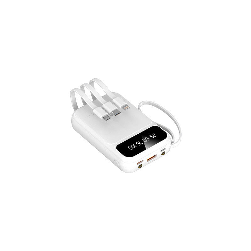 With Cable Power Bank Large Capacity Mini