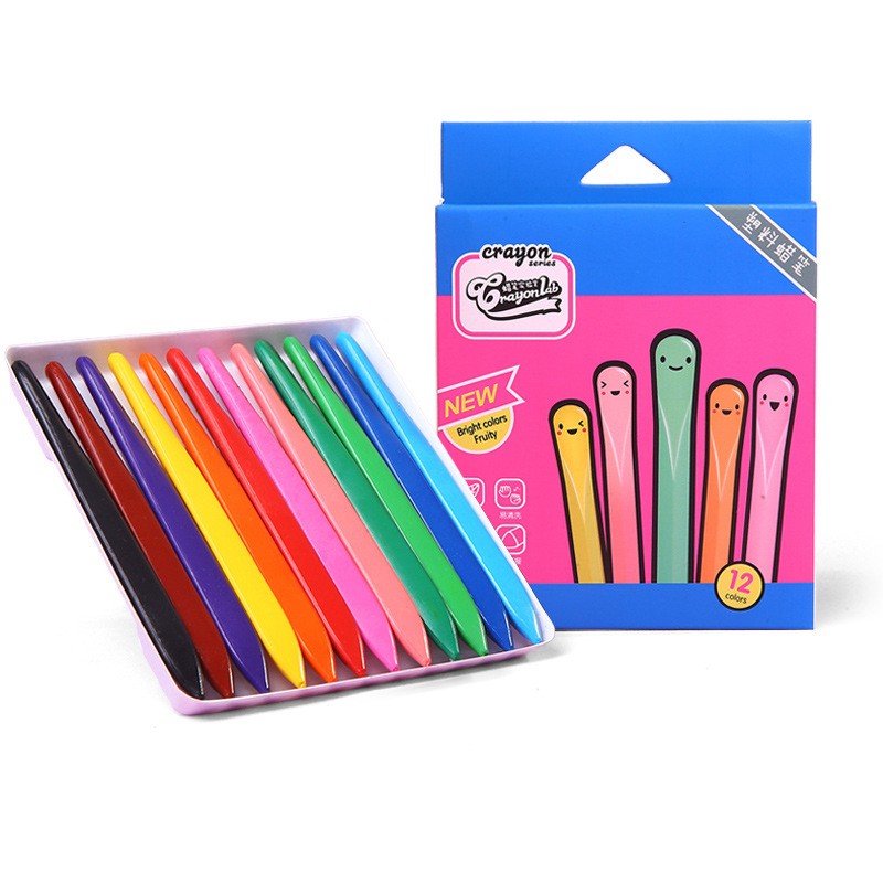 36 Colors Children's Crayons Non-dirty Hands Washable Kindergarten Drawing Pens