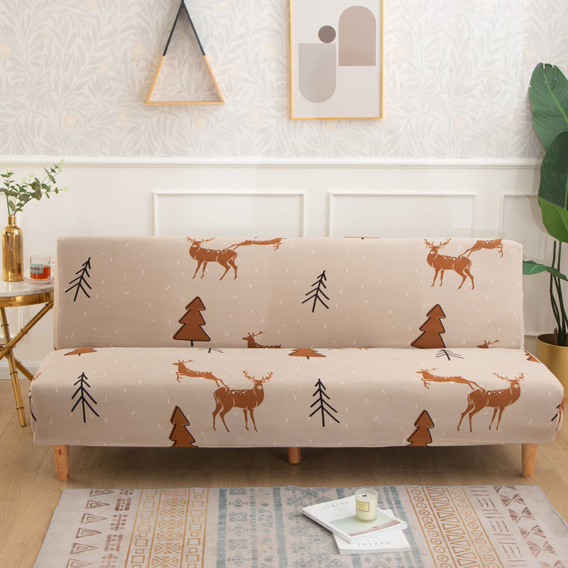 No Armrest Folding Sofa Bed Cover Universal Sofa Cover All-inclusive Simple Sofa Cover Fabric 18 M Sofa Cover