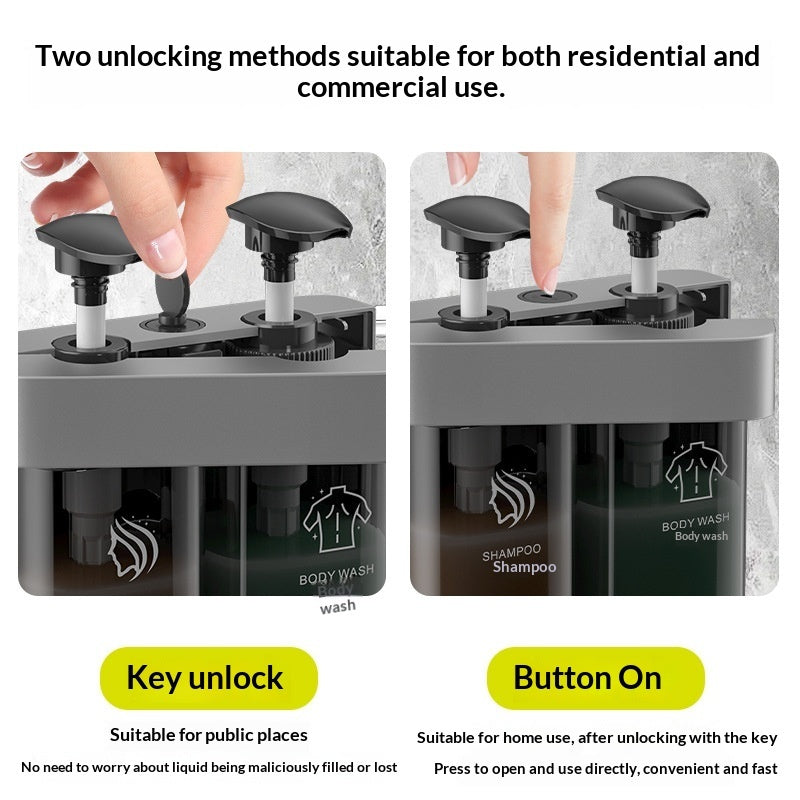 Manual Transparent Soap Dispenser For The Bathroom