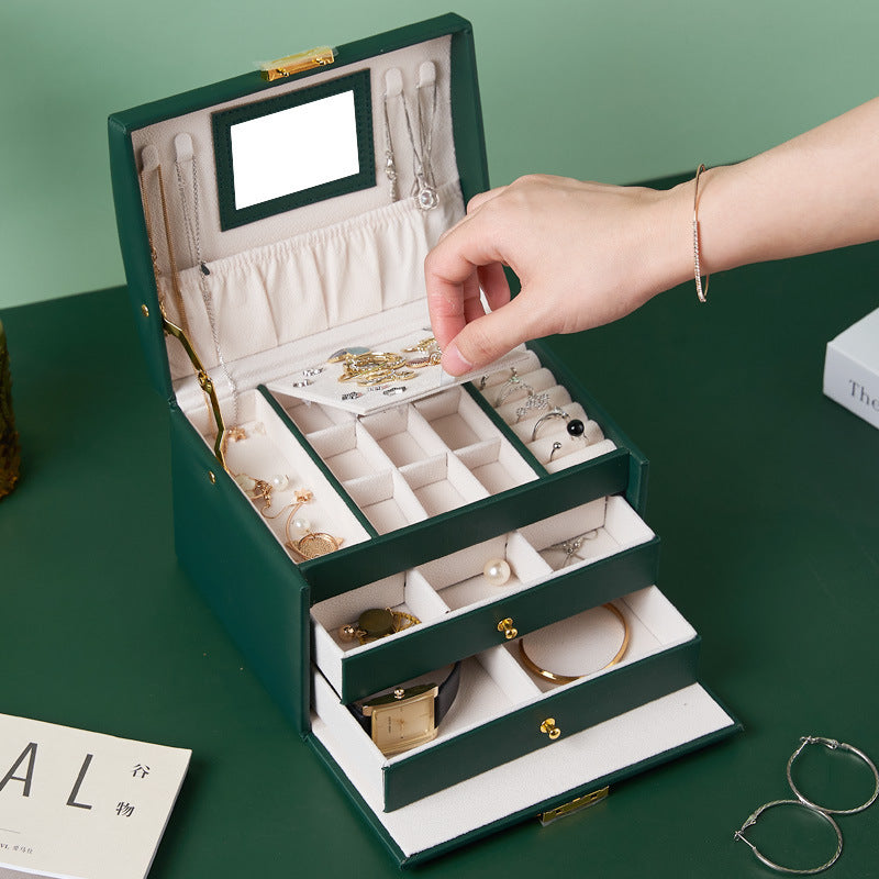 Multi-layer Drawer Jewelry Box Large Capacity Storage