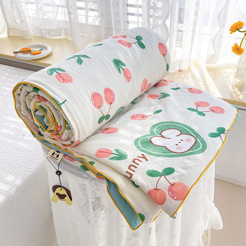 Class A Double-layer Yarn Soybean Quilt Four Seasons