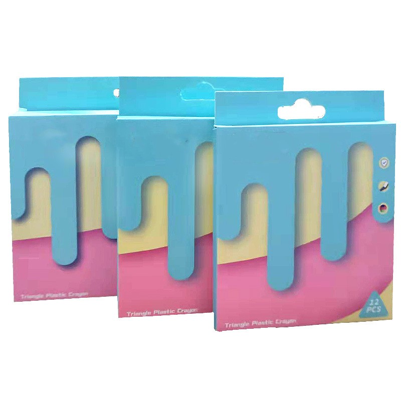 Children's Drawing Art Pen Plastic Crayon Washable Not Dirty Hand Crayon
