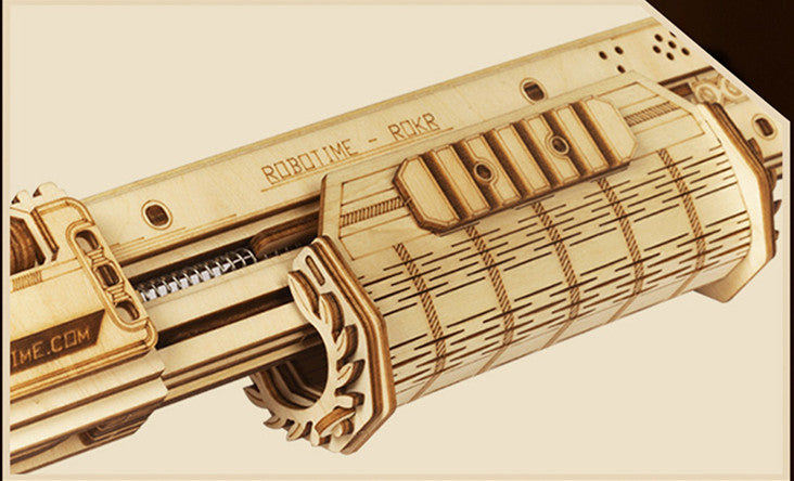 DIY Pistol Shotgun Wooden 3d Puzzle Toy