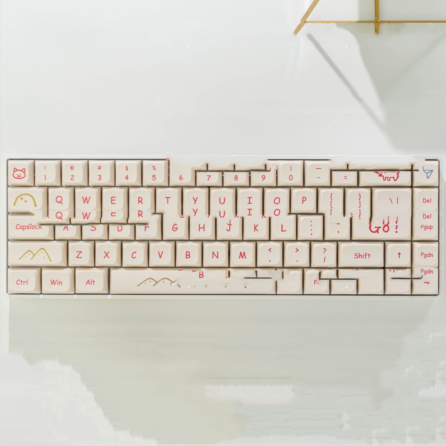 Transparent Tri-mode Kit RGB Silent Mechanical Keyboard