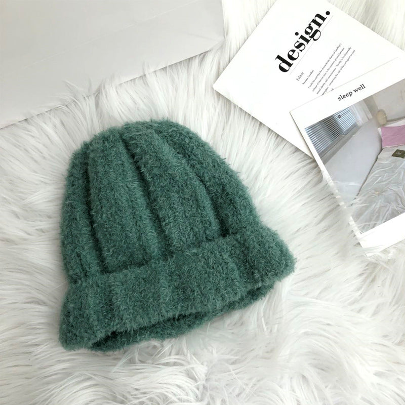 Macaron Color Women's Knitted Wool Warm Hat