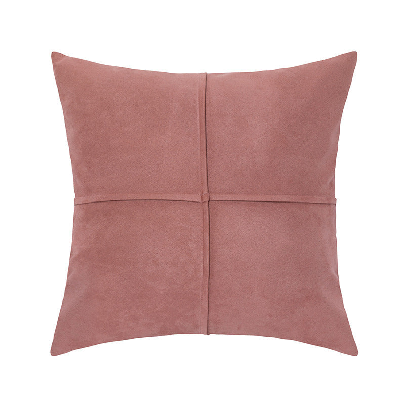 Simple Ins Style Sofa Suede Pillow Cover