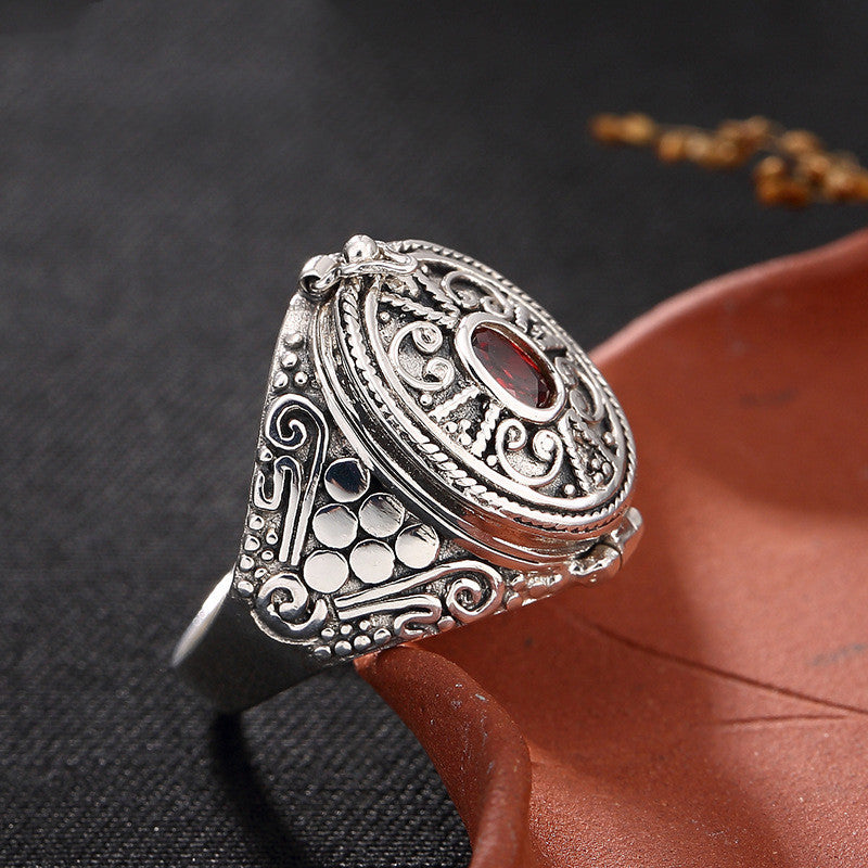 Nepal Can The Kawu Box Retro Personality Exquisite Ring
