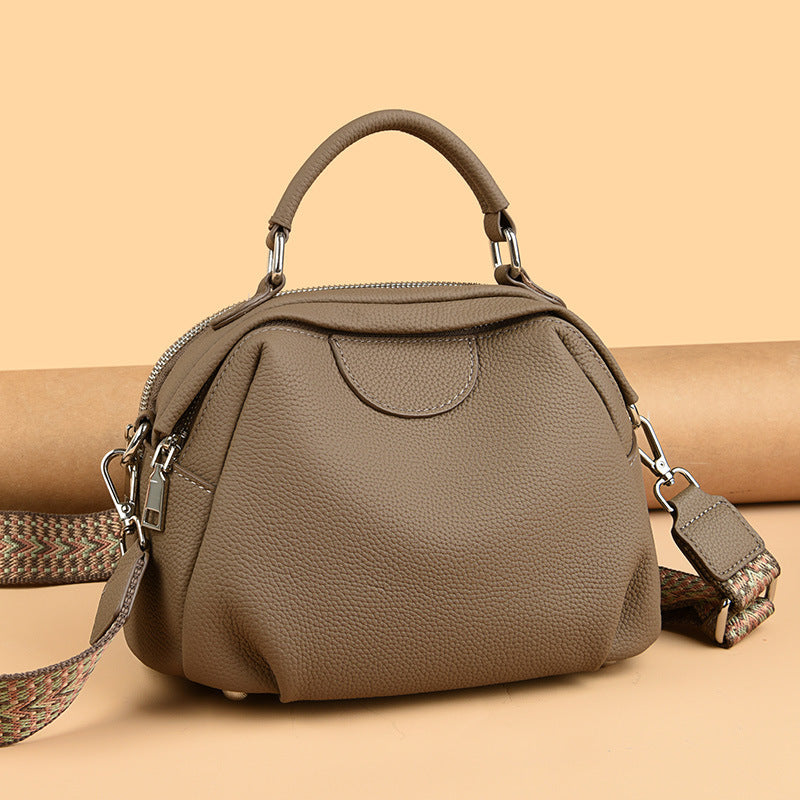 Genuine Leather Shoulder Large-capacity Crossbody Bag