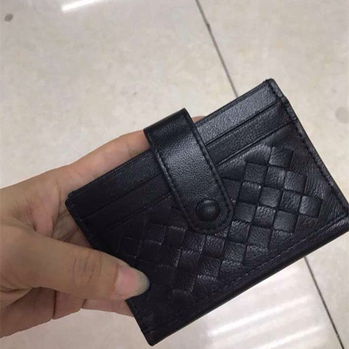 Women's Multi-card Thin Folding Sheepskin Wallet