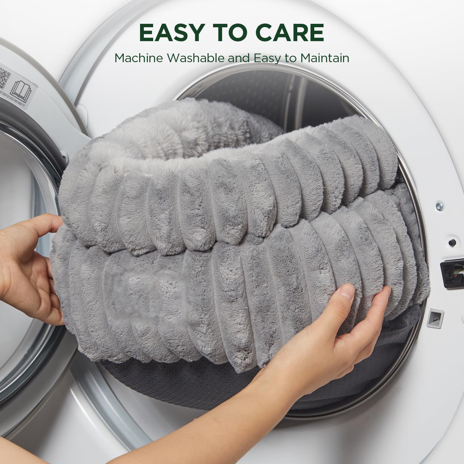 Cat Bed Kitten Bed Washable Cat Beds For Indoor Cats Super Soft Plush Faux Fur PetBed For Puppy And Kitten With Anti-Slip Bottom