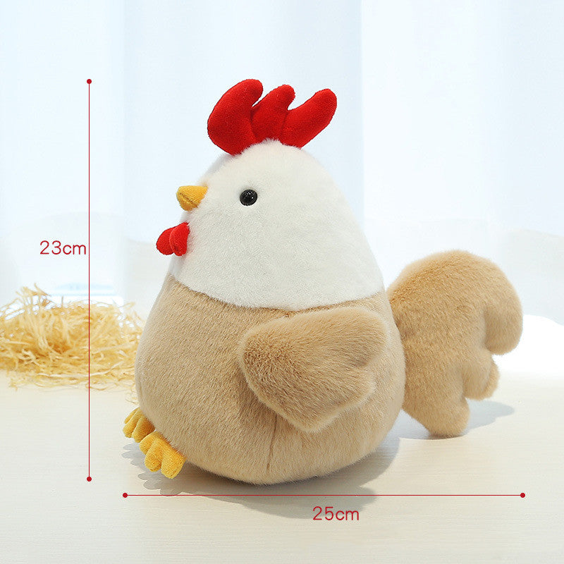 Plush Stuffed Chicken Doll Cute Ragdoll Soft