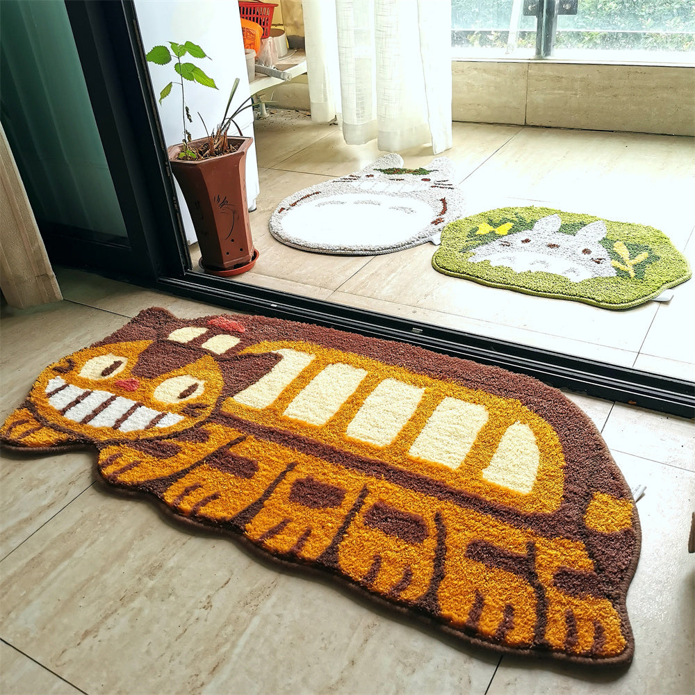 Bus Parking Plush Floor Mat Carpet Entrance Japanese Style