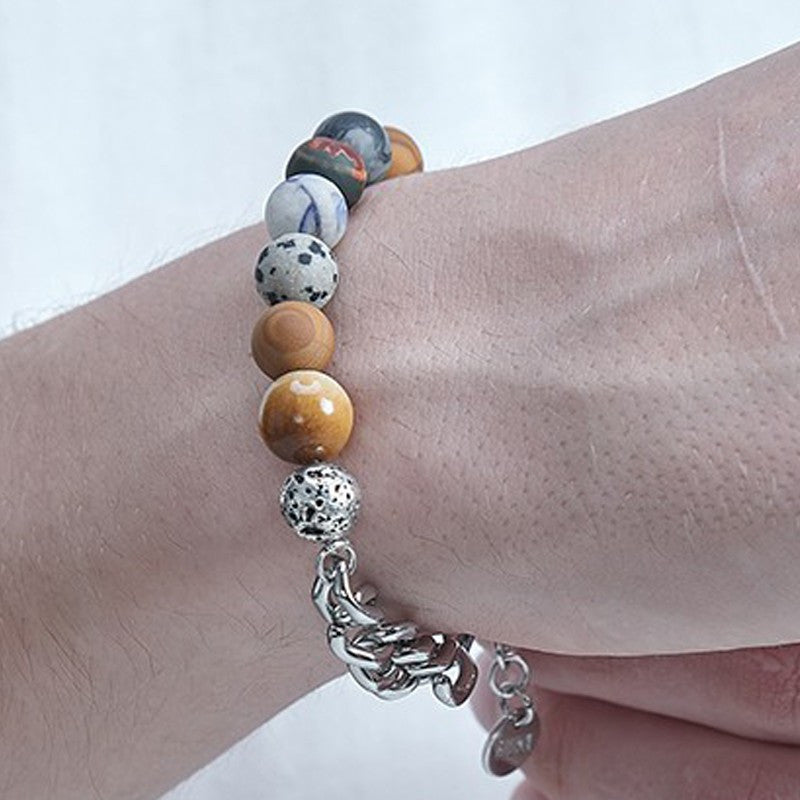 Fashion Street Hip-hop All-match Ins Planet Bracelet