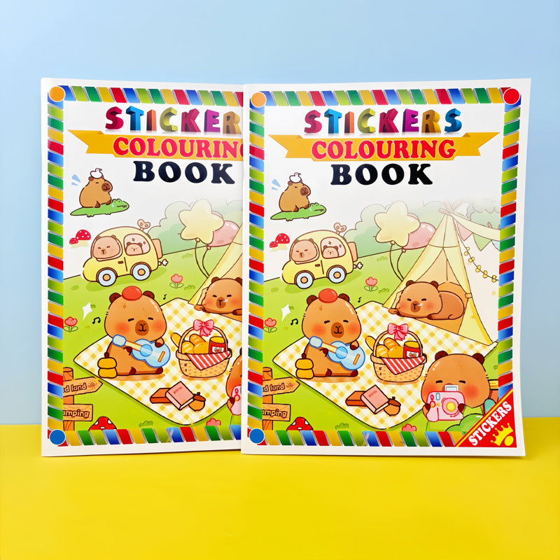A4 Large Size Notebook Space Children Coloring