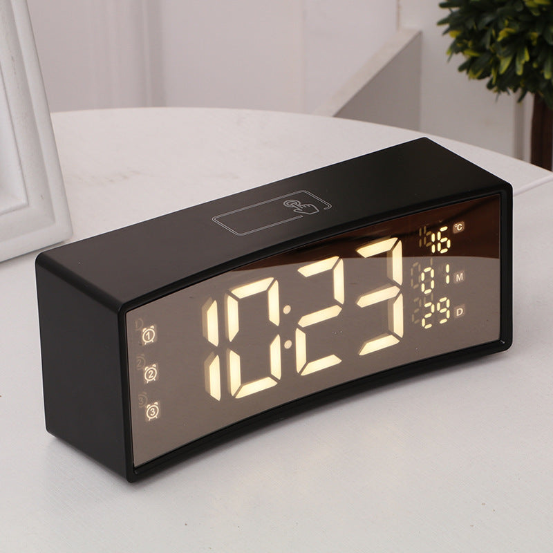 Curved Screen Alarm Clock Suspension Sense Font Smart  Electronic