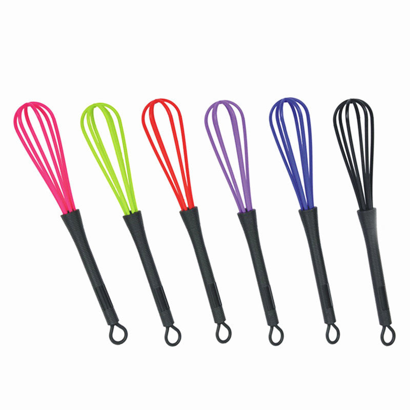 New Random Color  Egg Whisk Rotary Balloon Flat Ste