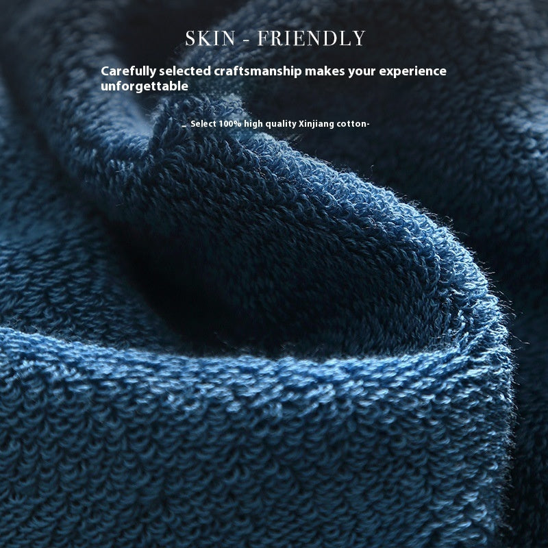 7A Antibacterial Cotton Bath Towel 40-strand Combed Cotton Men's Soft Absorbent