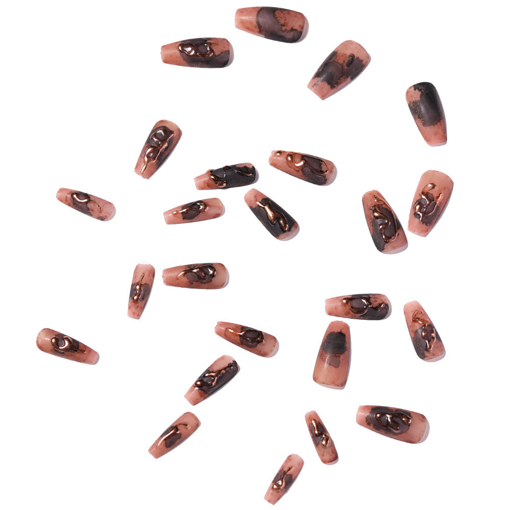 Faux Ongles Adhésifs Décoratifs pour les Mains