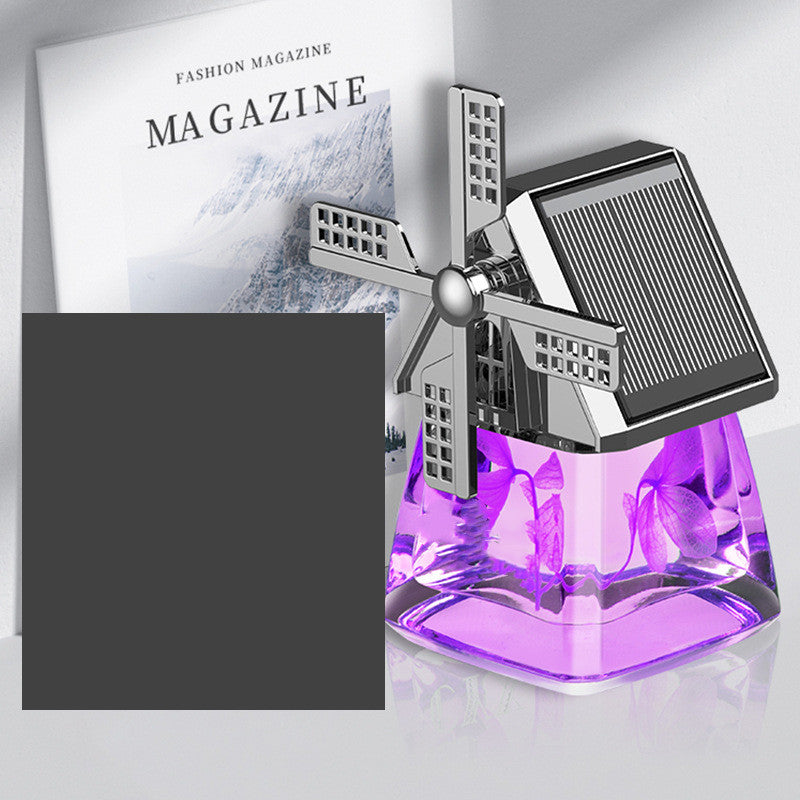 Fragrance Long-lasting Light Perfume Solar Windmill Ornaments