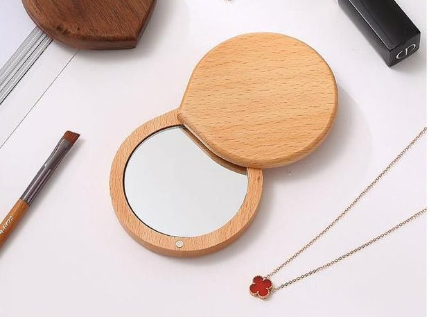 Ladies Fashion HD Handheld Makeup Mirror