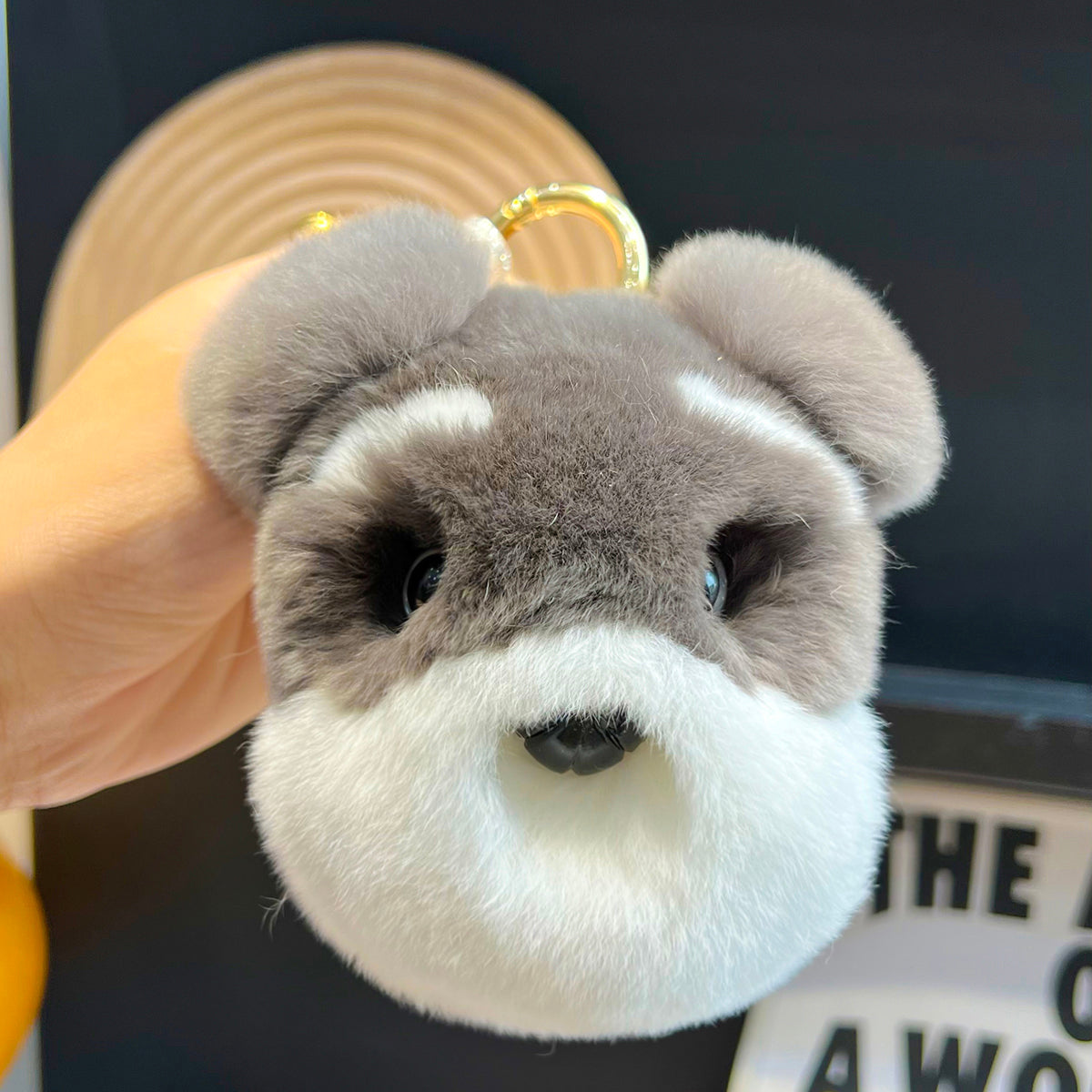 Automobile Key Chain Pendant Plush Doll