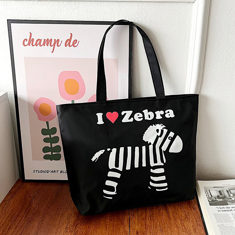 Fashion Canvas Large Capacity Women's Shoulder Bag