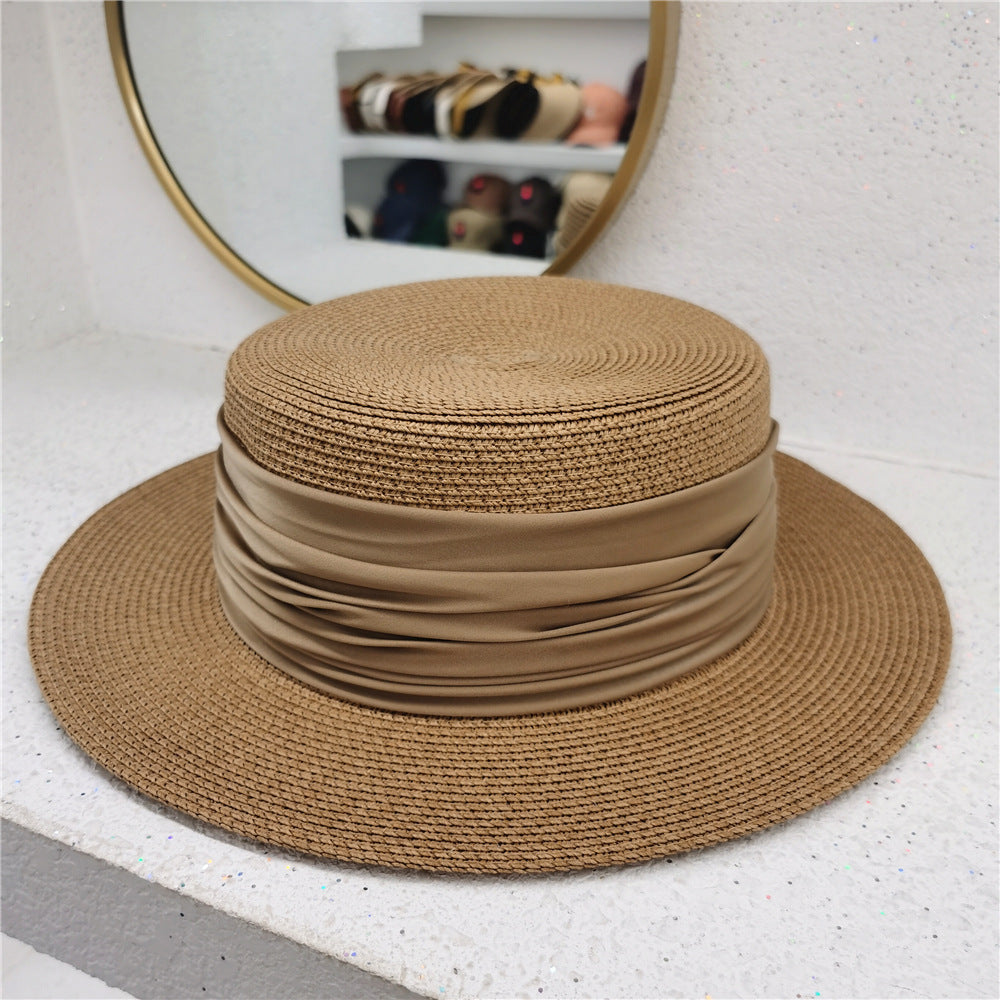 Summer Women's Simple Flat Top Holiday Visor Hat