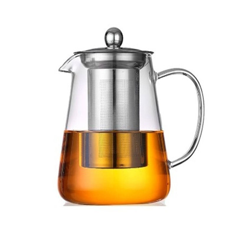 Full Set Of Glass Teapot With Strainer High-temperature Glass Teapot