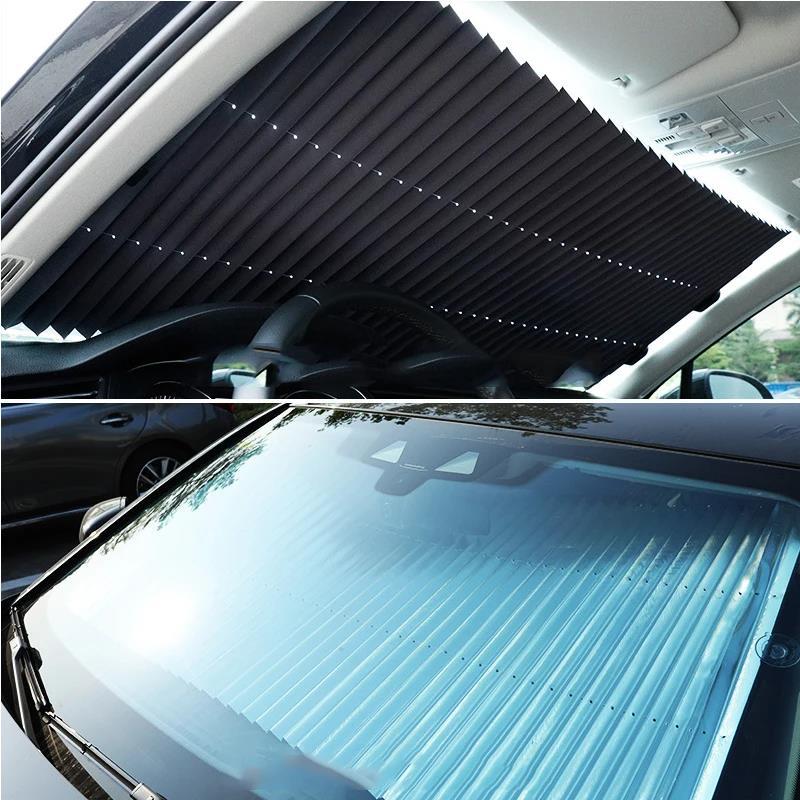 Car Windshield Windscreen Sunshade Retractable