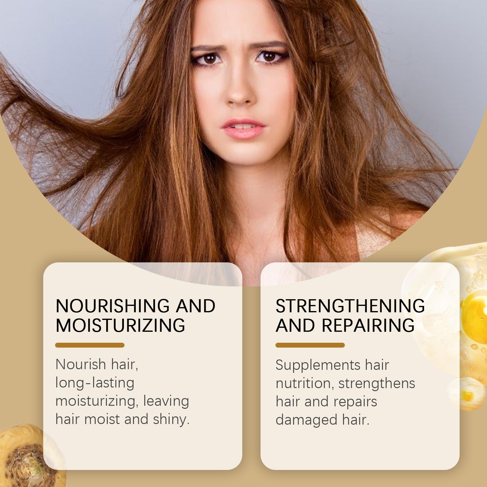 Moisturizing Repairing Nourishing Improve Dry Manic Smooth Brightening Hair Conditioner