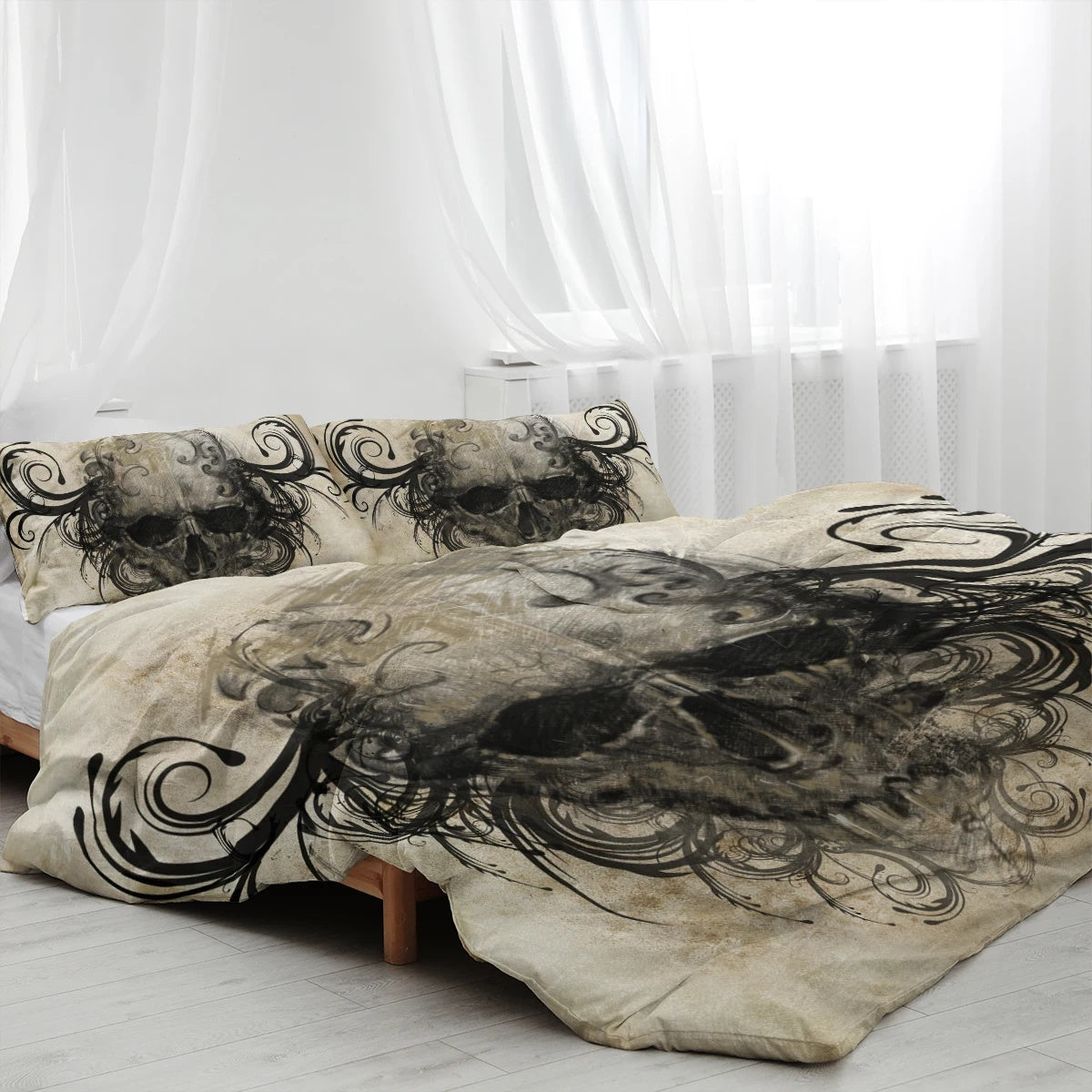 Digital Printing Skull Series Bedding Suit