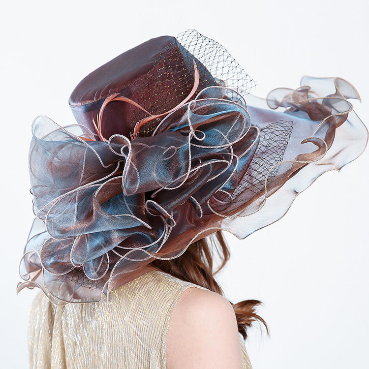 UV Protection European And American Organza Fashion Mesh