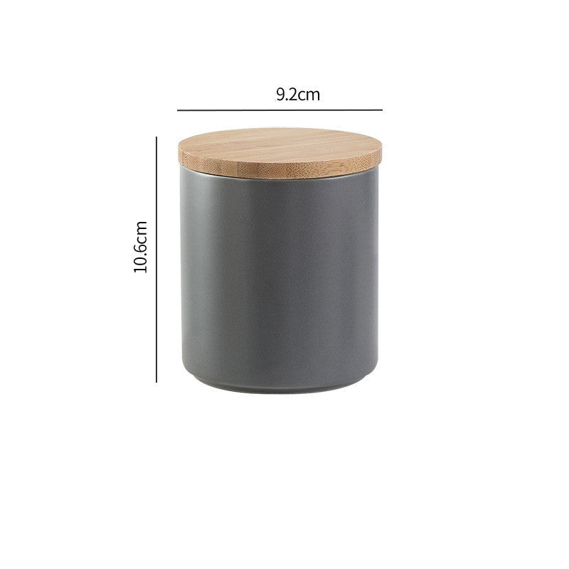 Household Fashion Storage Ceramic Seasoning Jar