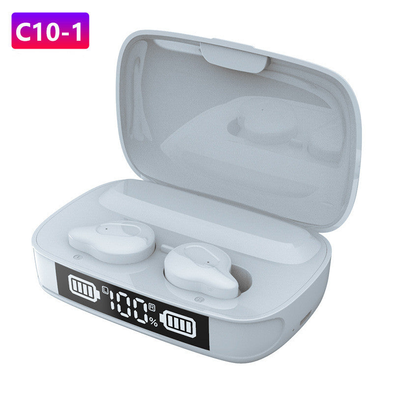C10-3 Wireless Binaural Private Mode Battery Display Bluetooth Headset