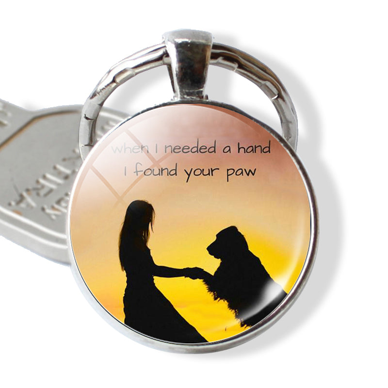 Fashion Personality Time Gem Creative Keychain