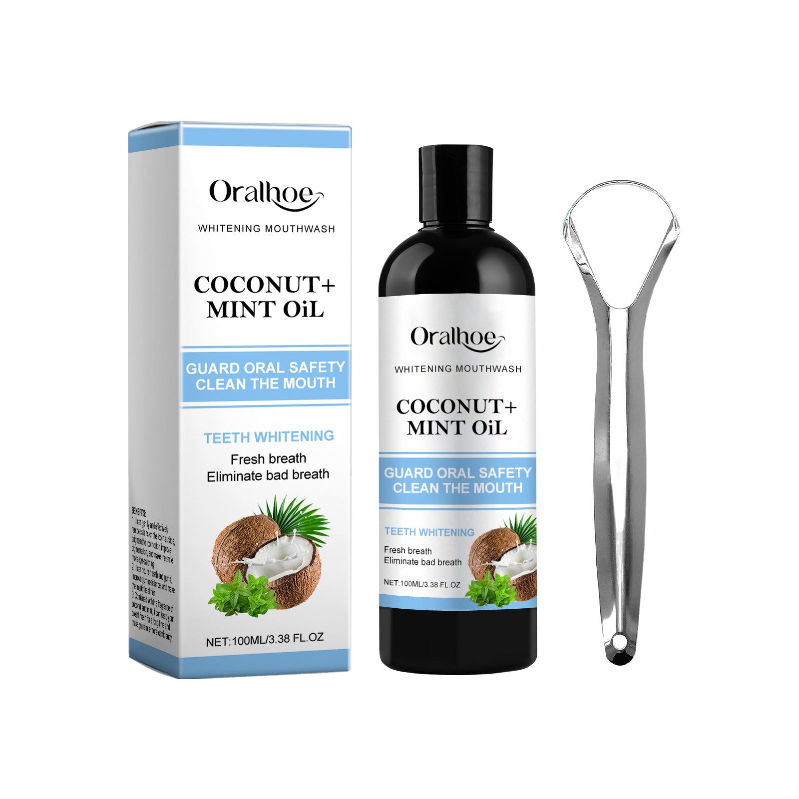 Coconut Mint Mouthwash  Breath Care Gum