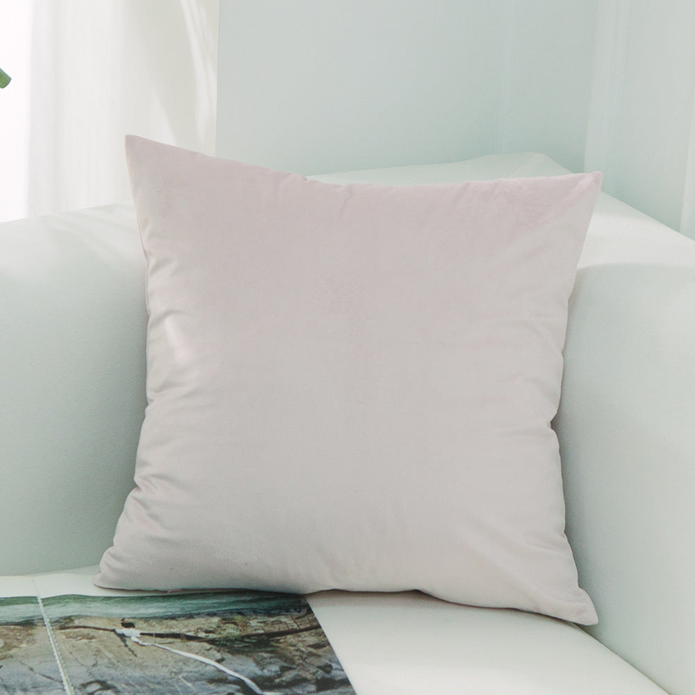 Coussin de canapé en daim hollandais, coussin lombaire de bureau, oreiller de tête de lit en velours
