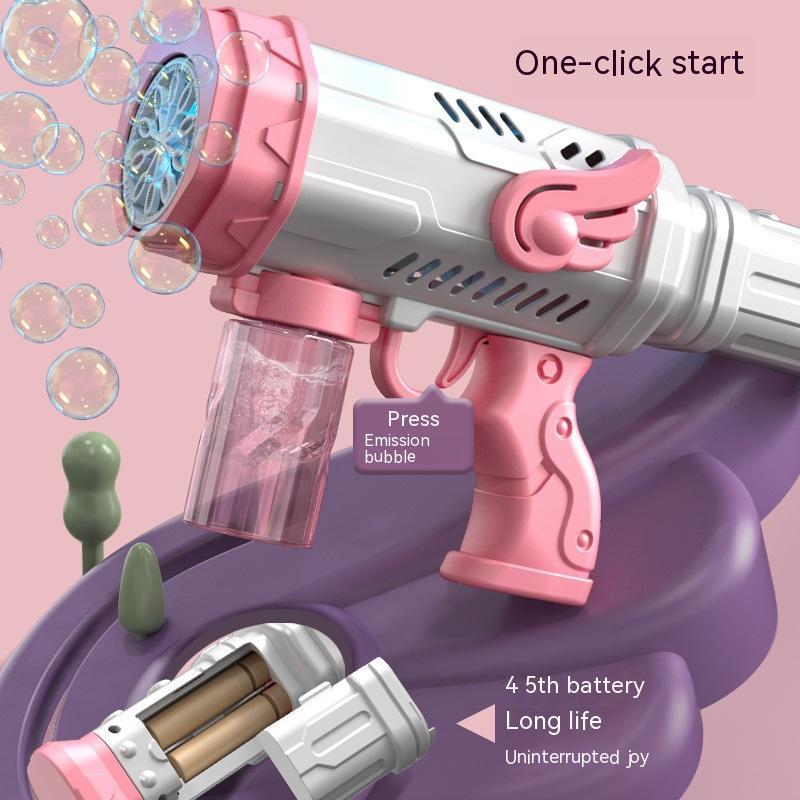 Children's Automatic Water Feeding Electric Angel Bubble Machine Toys