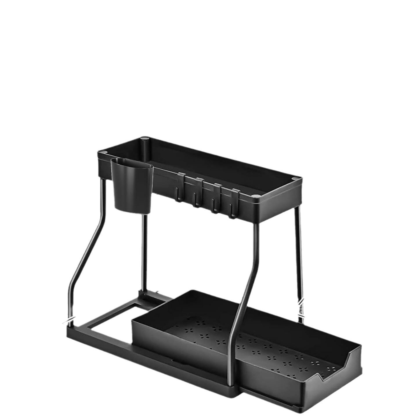 Bathroom Kitchen Sink Storage Rack 2 Floors