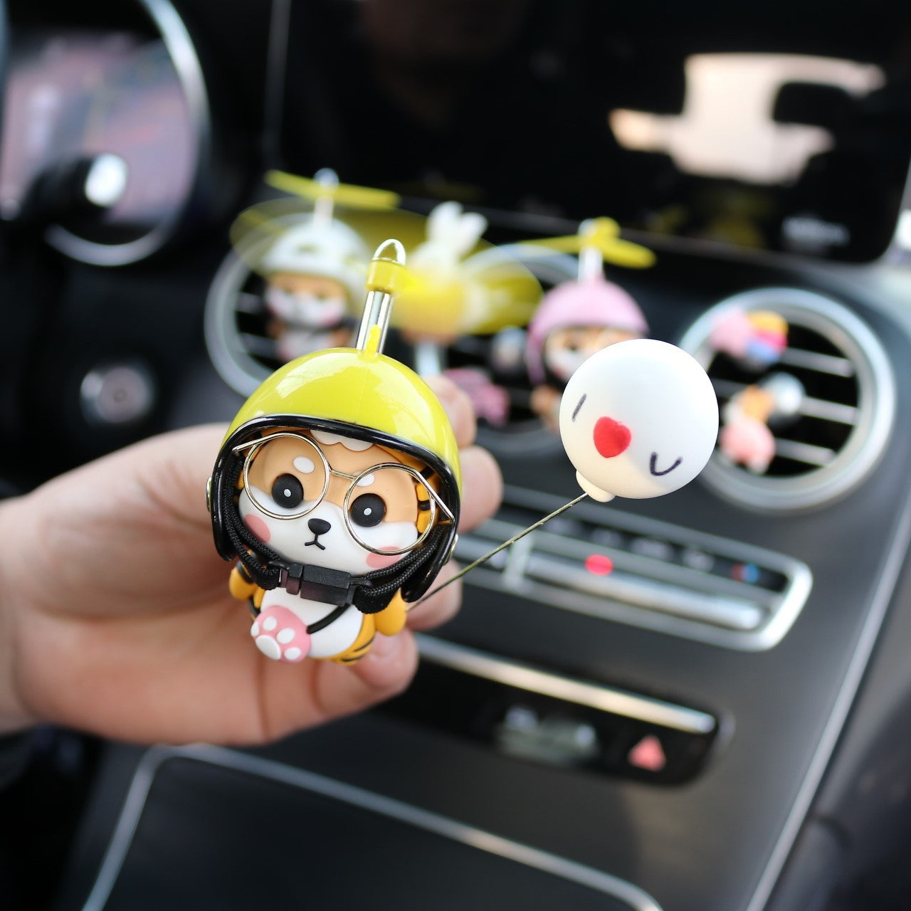 Car Shiba Inu Air Conditioning Outlet Perfume Car Interior Decoration