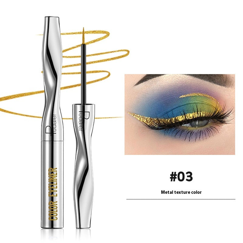 Color Eyeliner Makeup Waterproof Quick-drying Very Fine 24 Colors