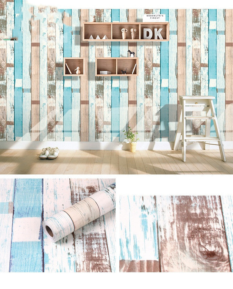 Antique Striped European Wallpaper Waterproof Make Over