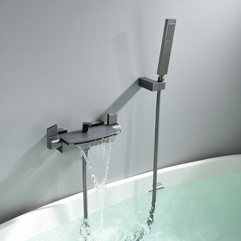 Waterfall Bathtub Faucet Shower Head Set