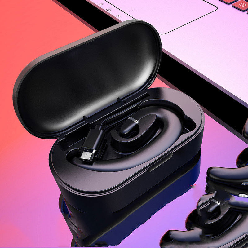 Bluetooth Headset Bone Conduction Ear-mounted Wireless