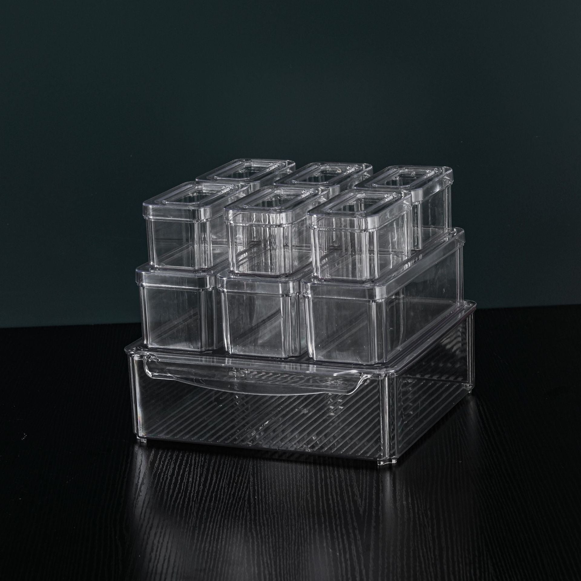 PET Refrigerator Box Snack Fruit And Vegetable Transparent Crisper