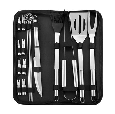 Household Outdoor Portable Portable Cloth Bag Stainless Steel Barbecue Tool Combination